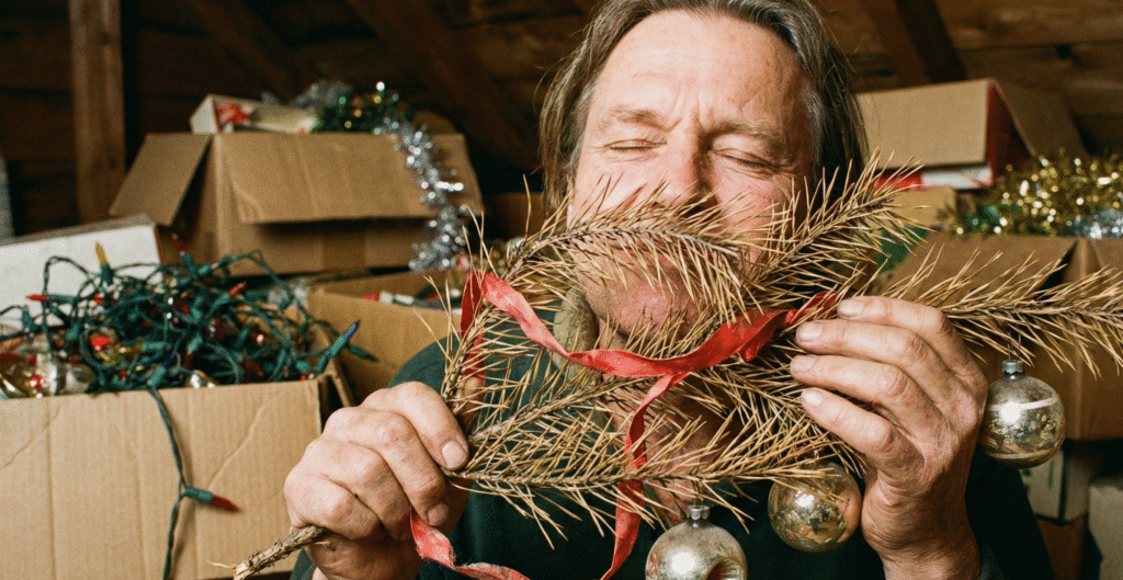 Uma sala com muitas decorações antigas, mostrando como o acúmulo de decorações antigas revela um medo de quebrar elos.